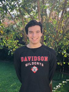 Picture of Maurilio smiling after committing to Davidson